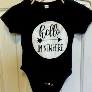 First day of daycare shirt. Hello I’m new here